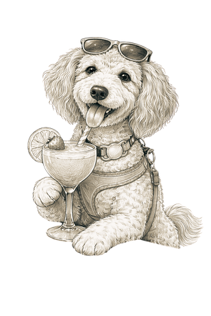 Muna, la maltipoo de Niki y Dylan